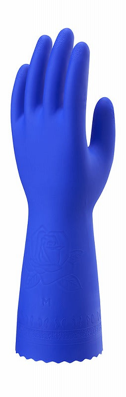 耐油薄手 ブルー 青 Mサイズ 1双