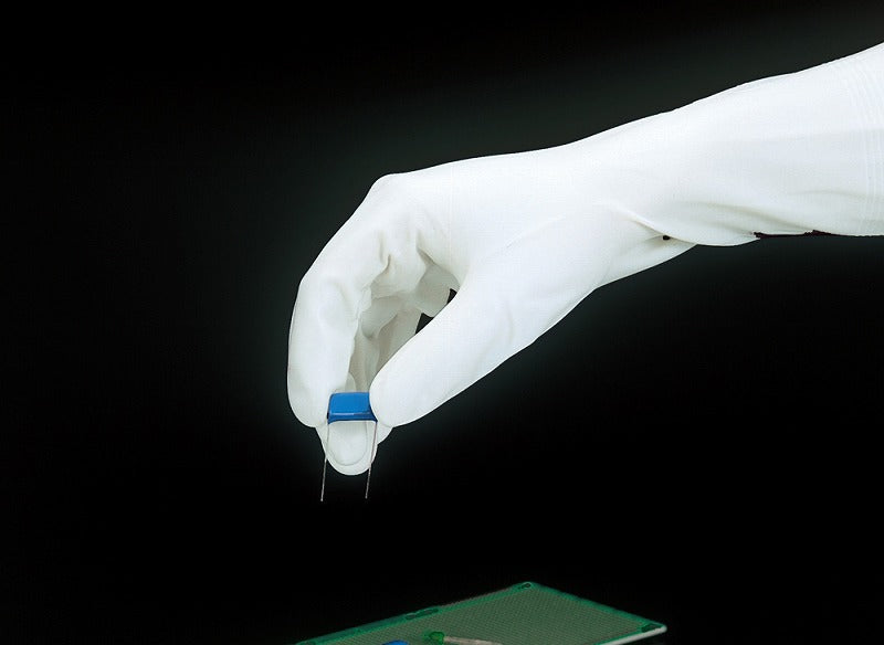 腕カバー付薄手 ホワイト 白 Lサイズ 1双