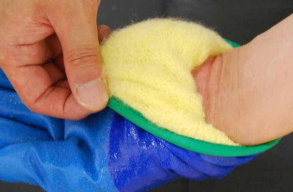 防寒テムレス ブルー 青 LL/XLサイズ 1双