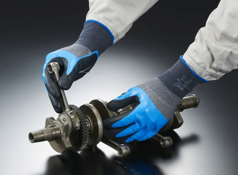 HOLDホールド オイル\U0026ナックル ブルー 青 Mサイズ 1双