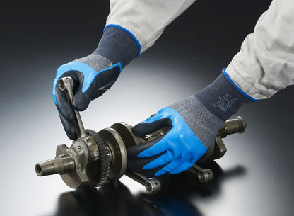 HOLDホールド オイル\U0026ナックル ブルー 青 Mサイズ 1双