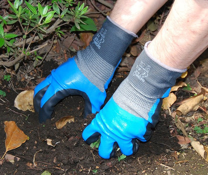 HOLDホールド オイル\U0026ナックル ブルー 青 Mサイズ 1双