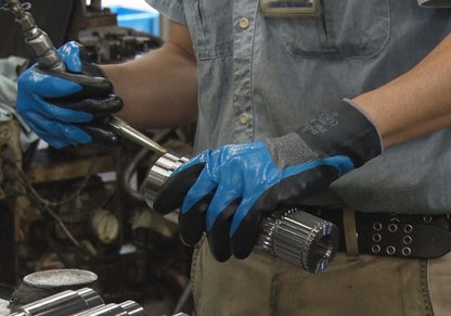 HOLDホールド オイル\U0026ナックル ブルー 青 Mサイズ 1双