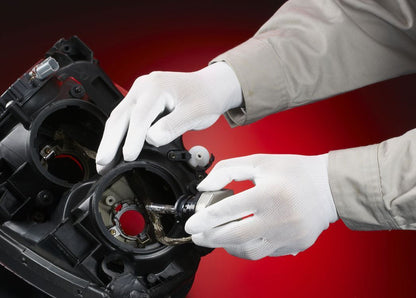 B0503 パームX手袋 ホワイト L 10双