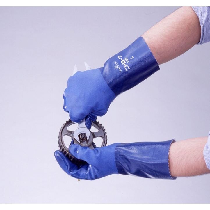 No.750簡易包装ニトローブ ブルー M 10双