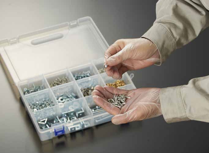 No.806 お手軽手袋 半透明 M 100枚