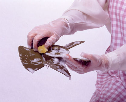 No.806 お手軽手袋 半透明 M 100枚