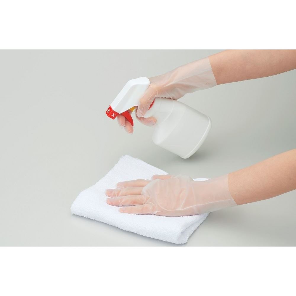 No.846きれいな手 つかいきりグローブ 半透明 L 100枚