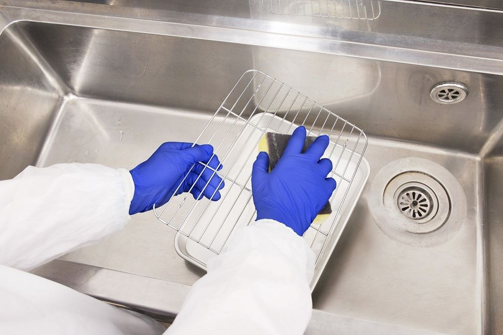 No.889ニトリル手袋 パープル S 200枚