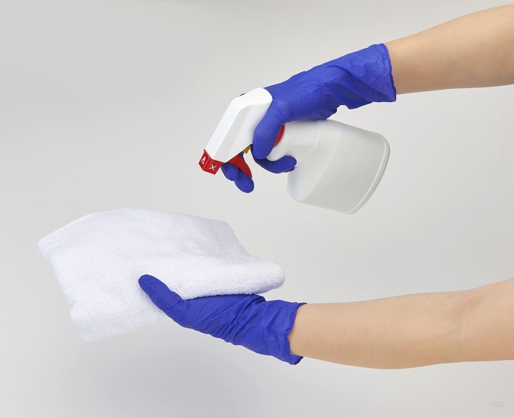 No.889ニトリル手袋 パープル M 200枚