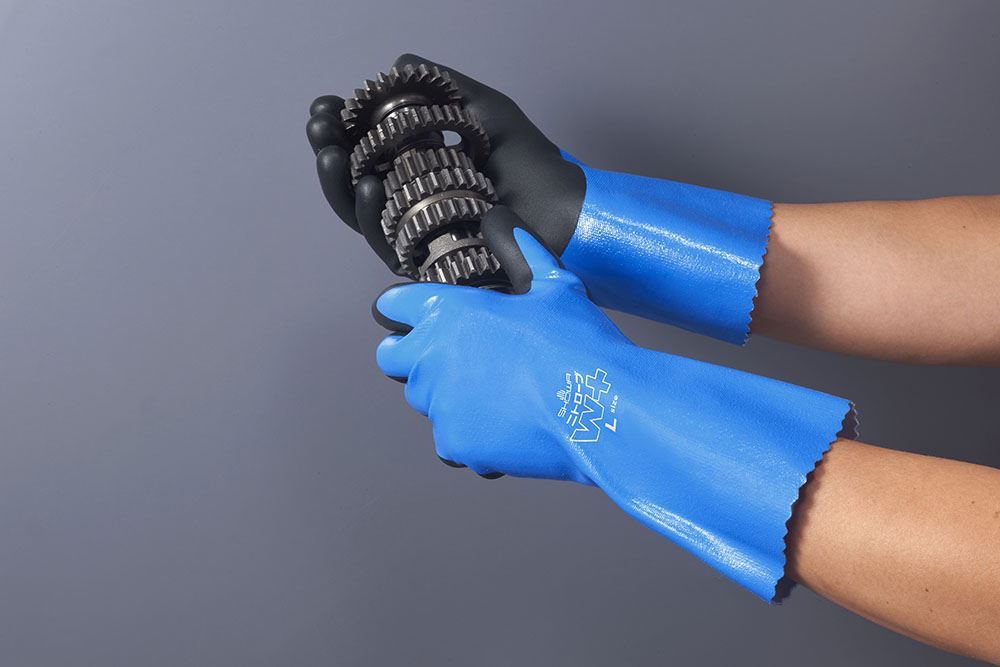 No.378Plus ニトローブ W+ ダブリュープラス 右手2本 ブルー M 右手2本