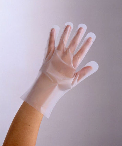 ナイスハンド きれいな手 つかいきりグローブ ポリエチレン 半透明 L 100枚
