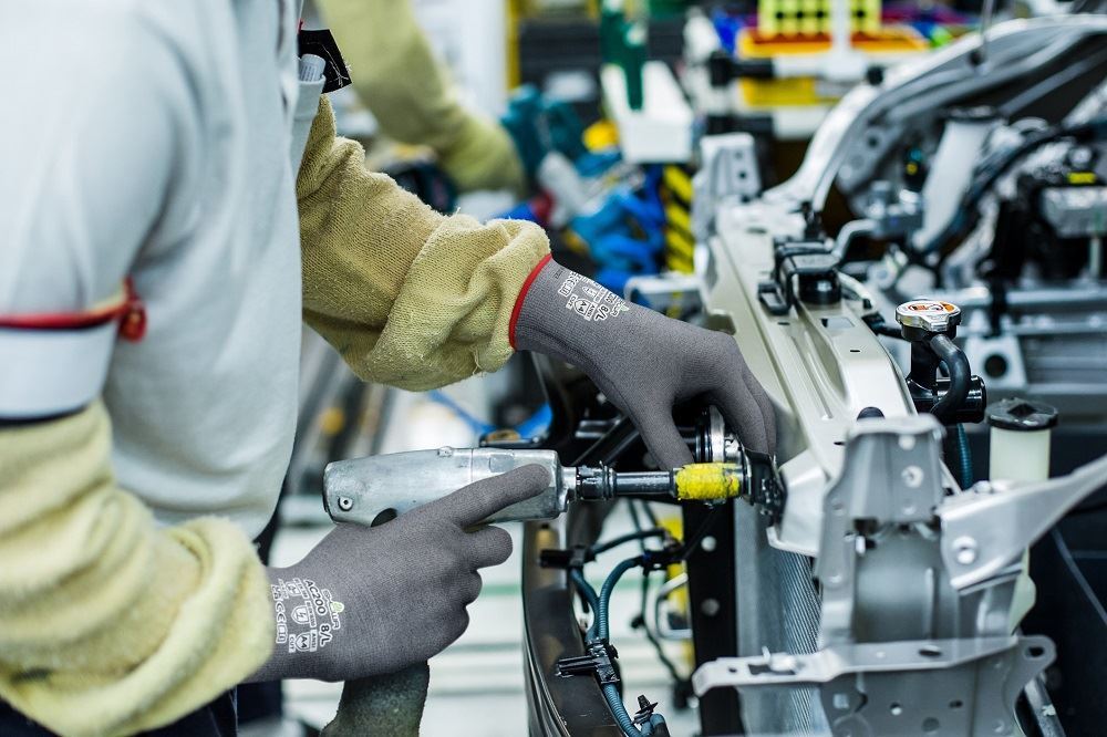 AC200 制電フォルテックスフィット手袋 グレー S 1双