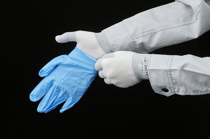 AX200 制電EXフィット手袋 グレー S 1双