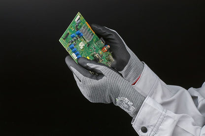 AC800 制電フォルテックスニトリルパーム手袋 グレー M 1双