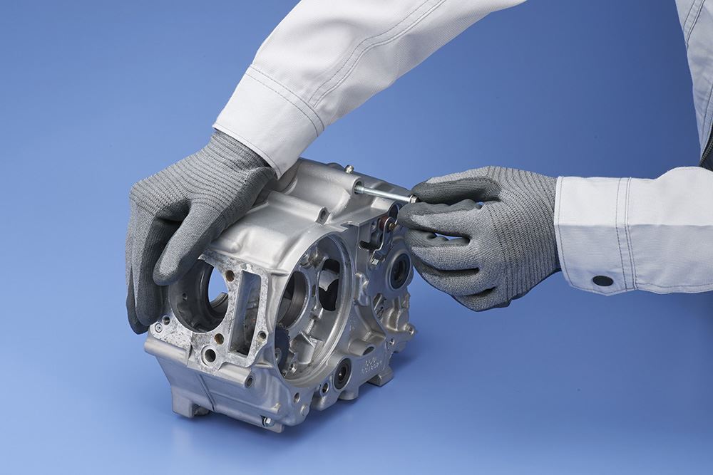 AC500 制電フォルテックスウレタンパーム手袋 グレー L 1双