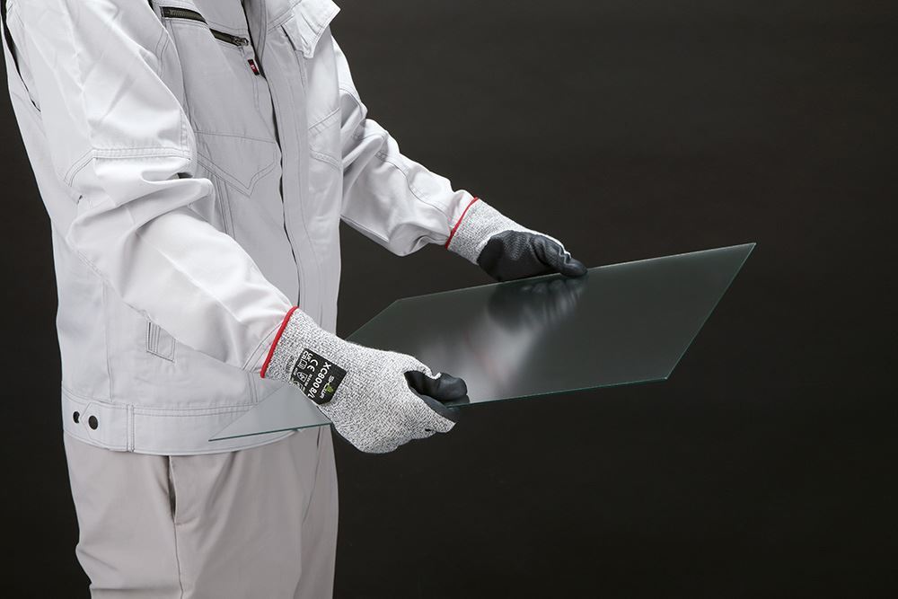 XC800 ワイヤーテックスニトリルパーム手袋 グレー M 1双