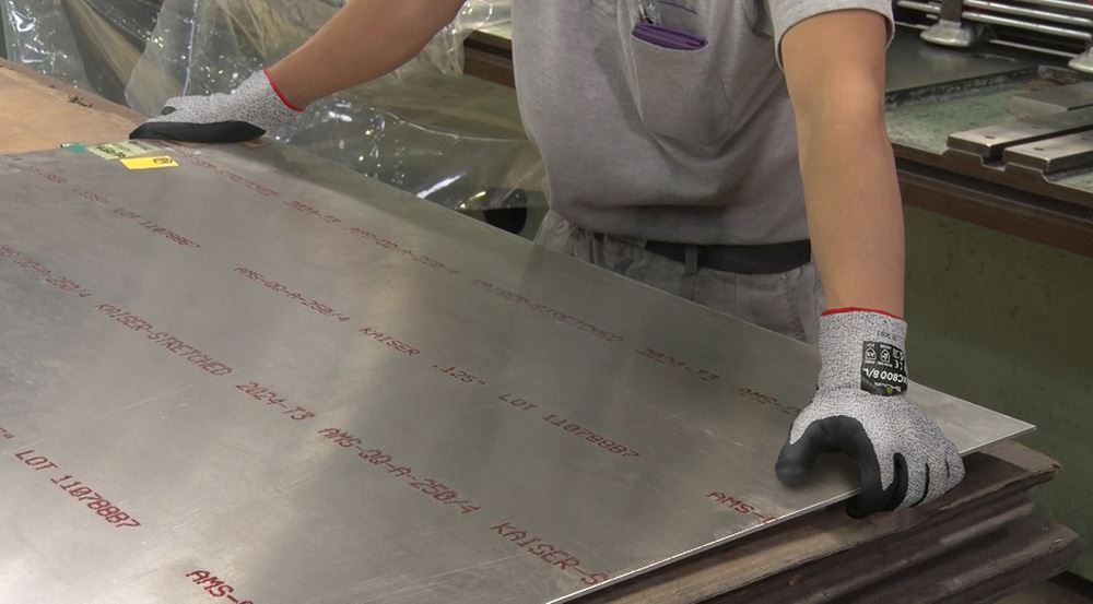 XC800 ワイヤーテックスニトリルパーム手袋 グレー L 1双