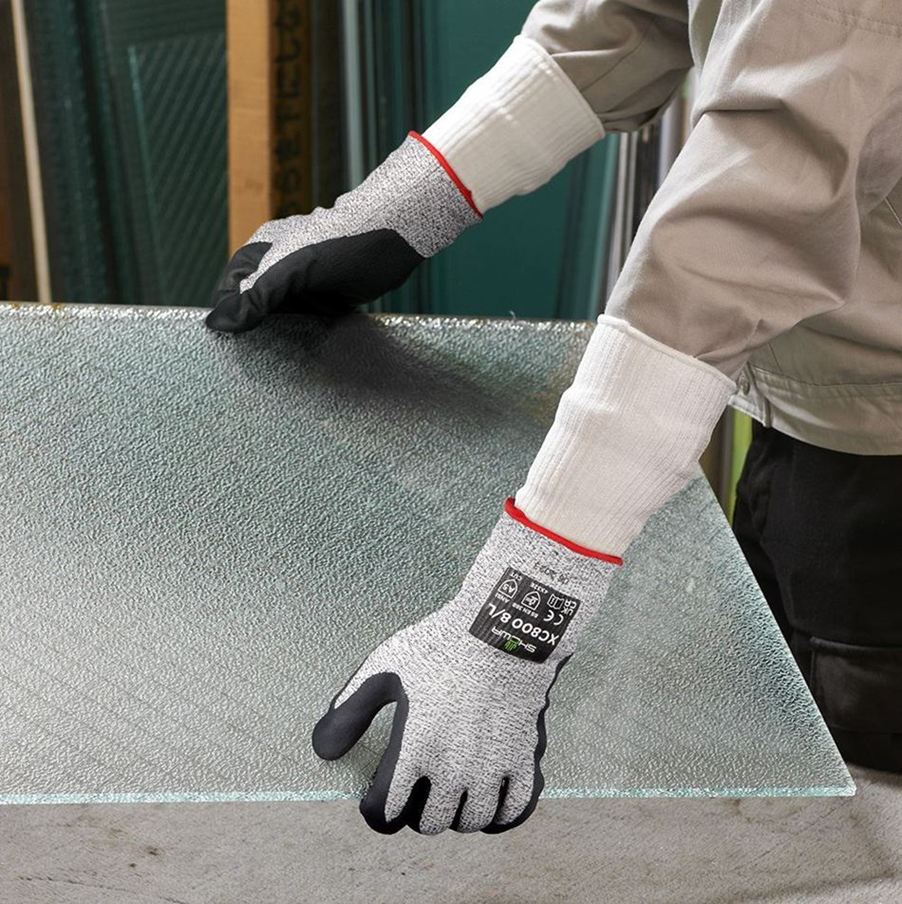 XC800 ワイヤーテックスニトリルパーム手袋 グレー XL 1双