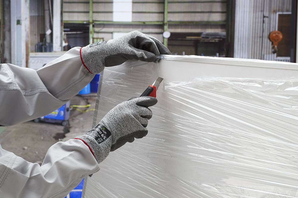 XC500 ワイヤーテックスウレタンパーム手袋 グレー M 1双