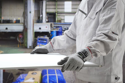 XC500 ワイヤーテックスウレタンパーム手袋 グレー L 1双