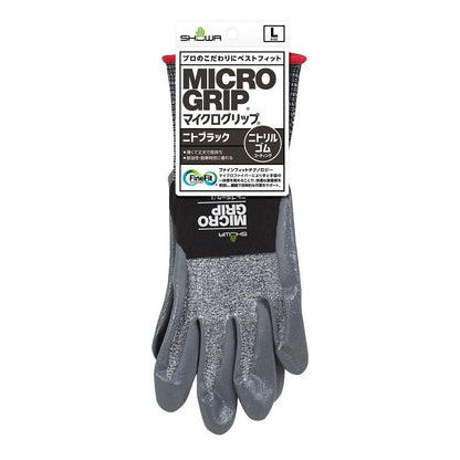 No.374 マイクログリップ ニトブラック ブラック L 1双