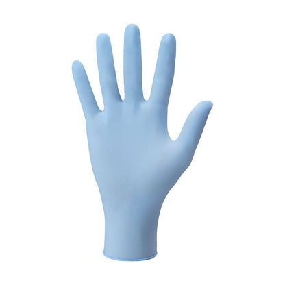 CD700 ニトリルゴム製化学防護手袋 使いきりタイプ ブルー S 100枚入