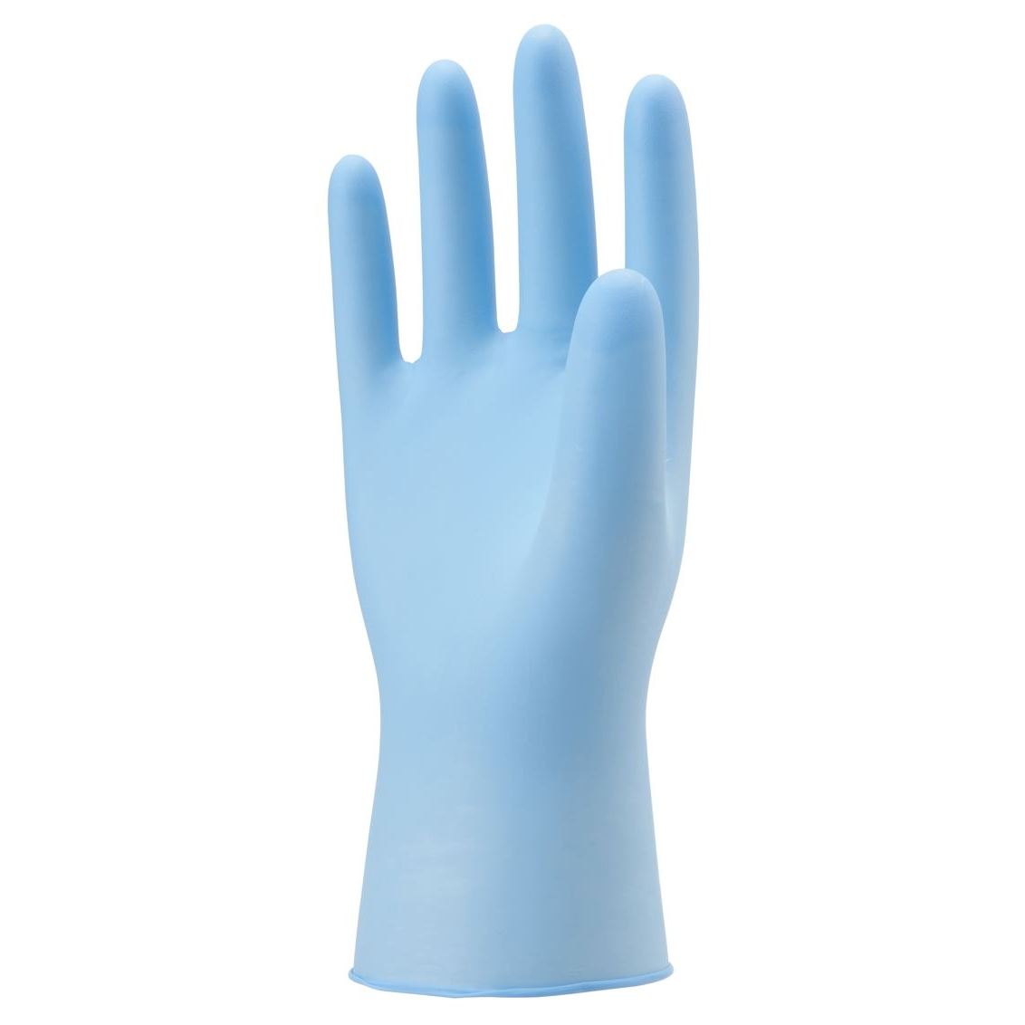 CD700 ニトリルゴム製化学防護手袋 使いきりタイプ ブルー M 100枚入