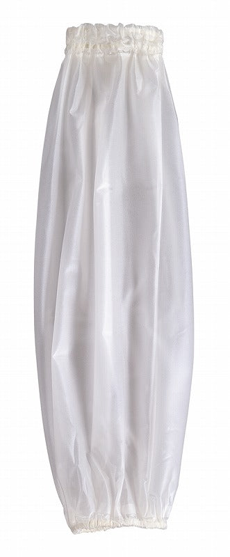 腕カバー ホワイト 白 左右兼用 フリーサイズ 12双