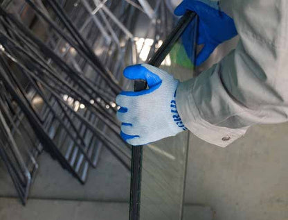 簡易包装強力グリップ ブルー Mサイズ 10双入