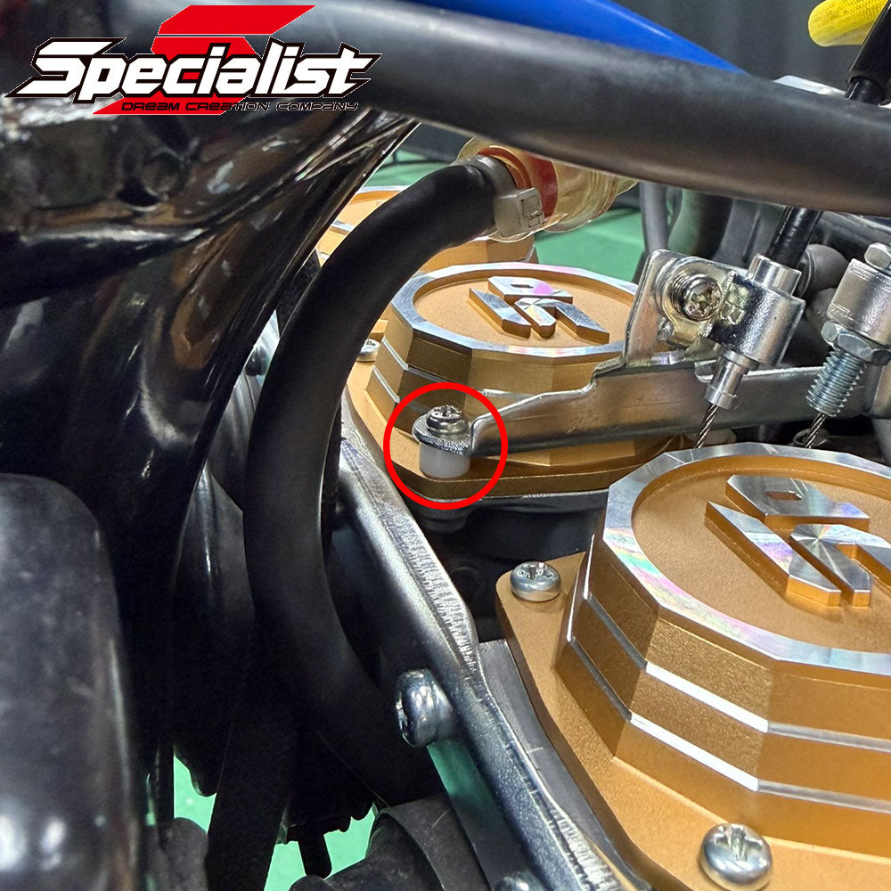 CBX400F CBX550F CBR400F キャブレタートップカバー SPロゴ アルミ削り出し 2個セット