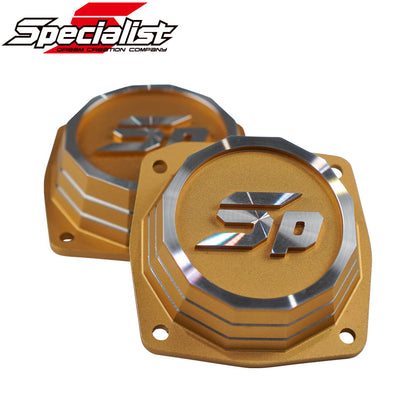 CBX400F CBX550F CBR400F キャブレタートップカバー SPロゴ アルミ削り出し 2個セット