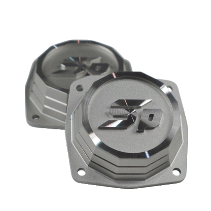 CBX400F CBX550F CBR400F キャブレタートップカバー SPロゴ アルミ削り出し 2個セット