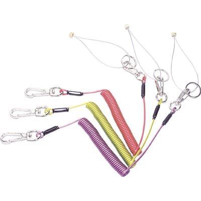 安全ロープ ステンレスワイヤー芯 1kg用 イエロー