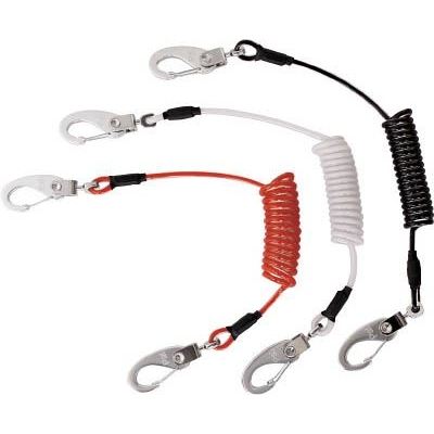 安全ロープ ステンレスワイヤー芯 3kg用 ホワイト