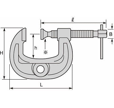 シャコ万力 口開き153mm 強力ワイドタイプ