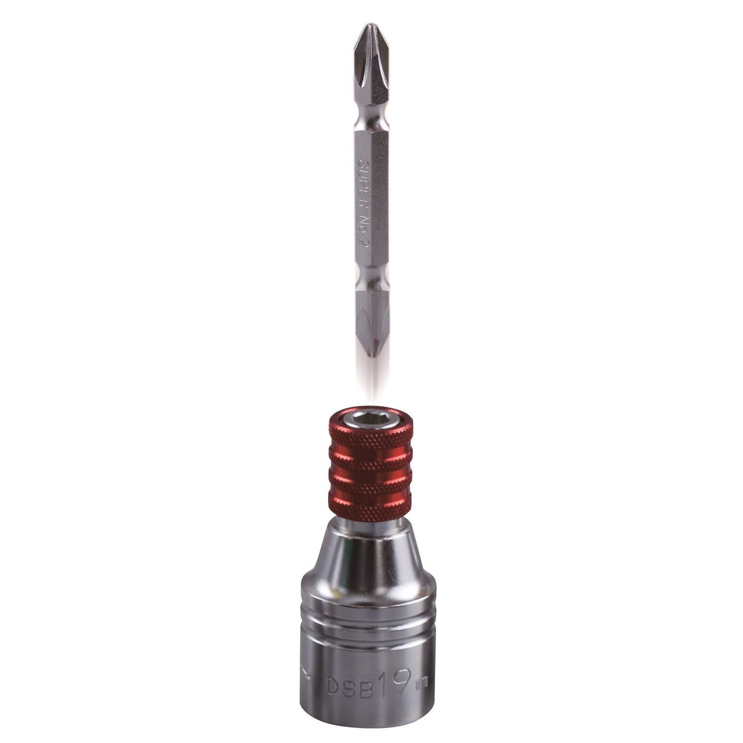 電ドル用ソケットビット 着脱式 19mm ショートタイプ 12角