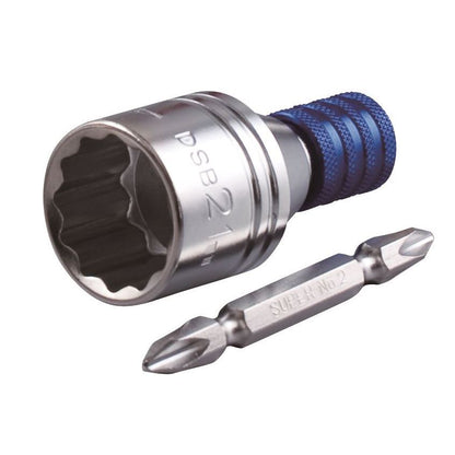 電ドル用ソケットビット 着脱式 21mm ショートタイプ 12角