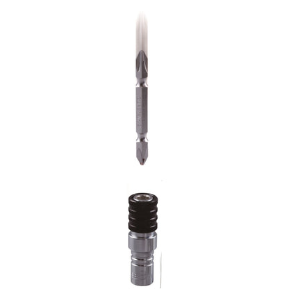 Impact Driver Socket Bit, Detachable, 8mm, Short Type, 12-Point