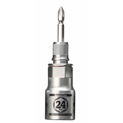電ドル用ソケットビット 着脱式 プロスペック 24mm 6角