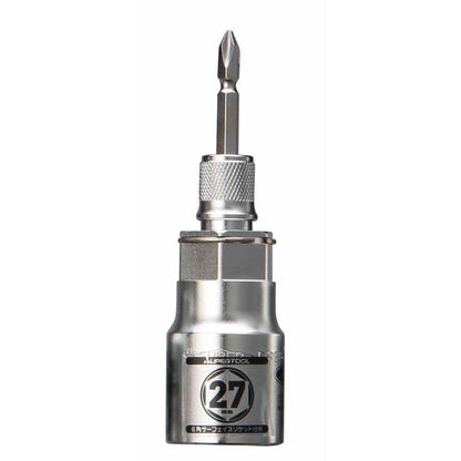 Socket Bit for Electric Drills, Removable, Pro-Spec, 27mm, Hex