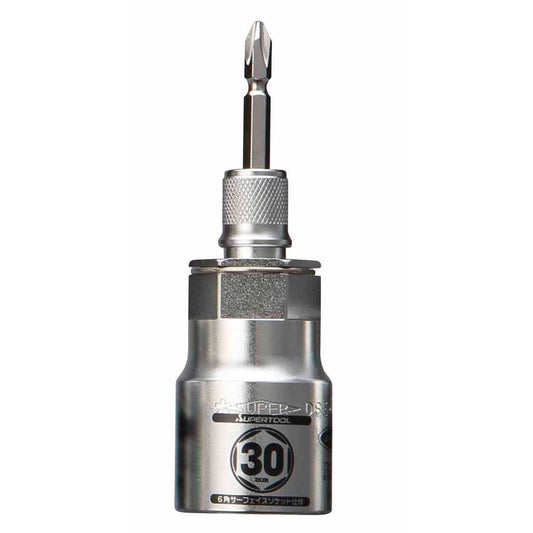 電ドル用ソケットビット 着脱式 プロスペック 30mm 6角