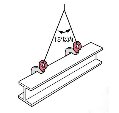 形鋼クランプ 容量0.5t
