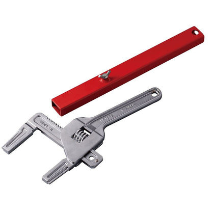 たて型クイックワイドモーターレンチ 口開き16～92mm 全長258mm