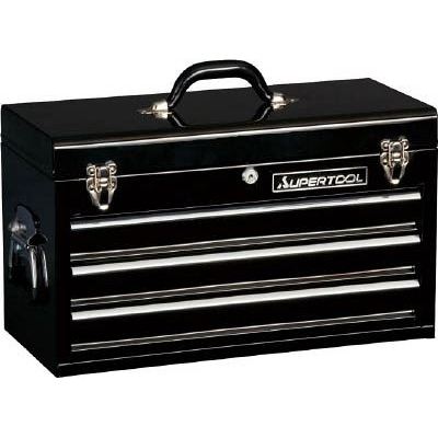 ツールケース(チェストタイプ)3段引出し式 グロスブラック 505×233×300