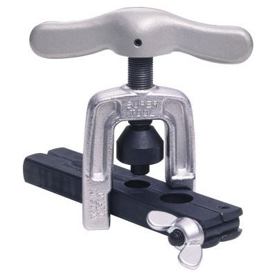 フレキ管ツバ出し工具 フィードハンドル式