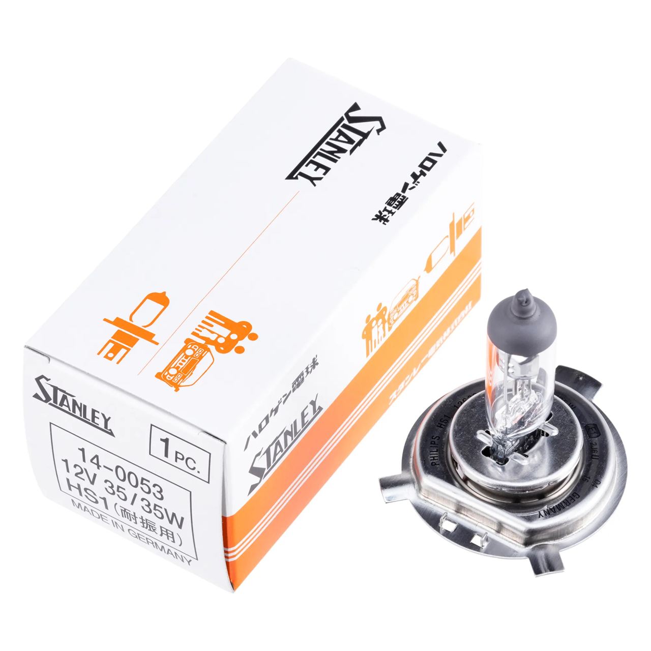 ハロゲン電球 HS1 T15 12V 35/35W クリア 1個入