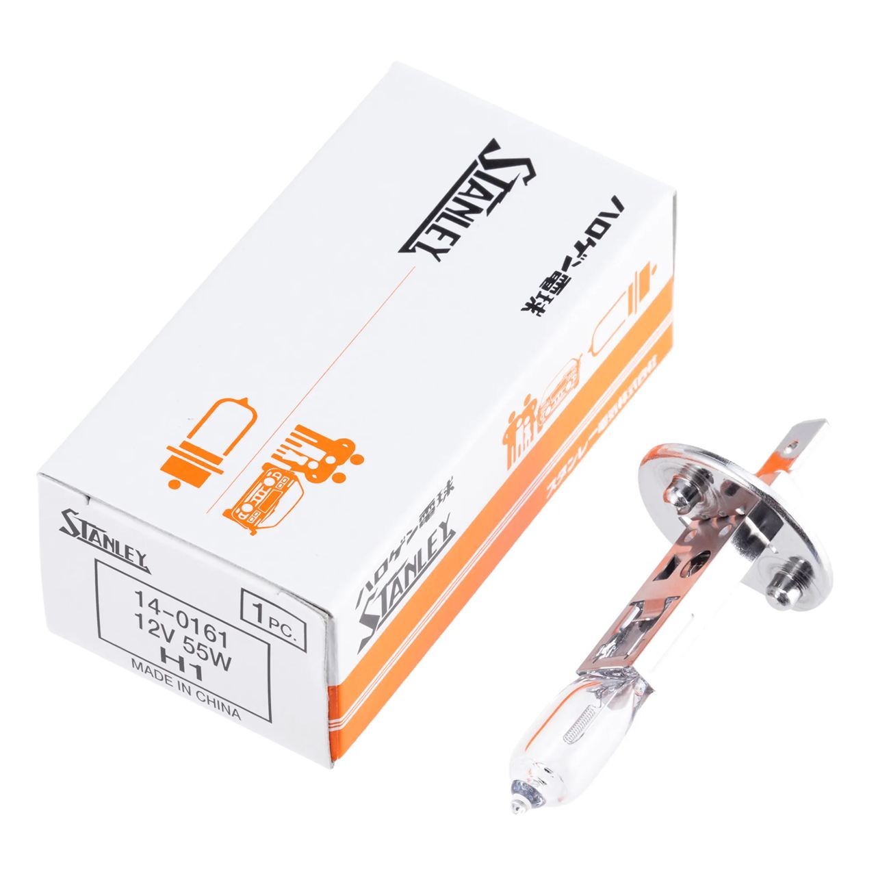 ハロゲン電球 H1 T8.5 12V 55W クリア 1個入