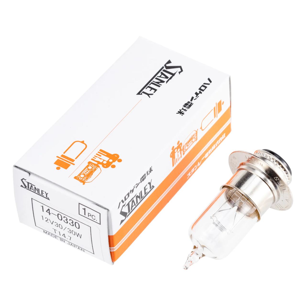 Halogen Bulb T14.7 12V 30/30W Clear 1 pc.
