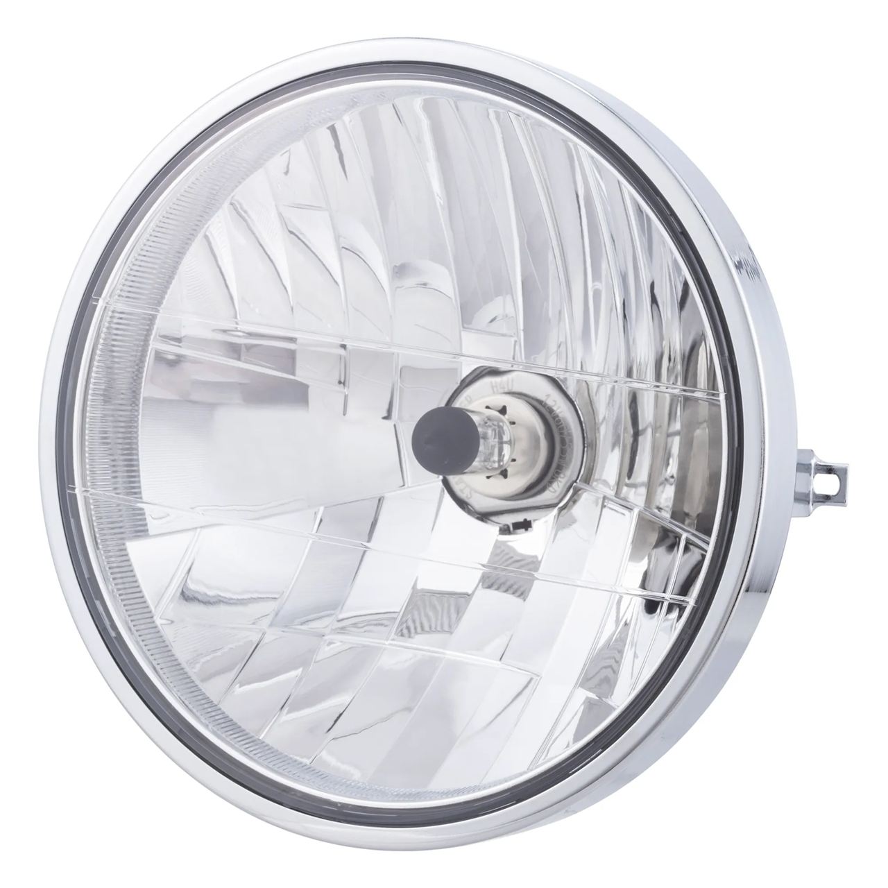 Multi-reflector Headlight, φ180 (7 inch), H4 12V 60/55W, Clear, 1 pc.
